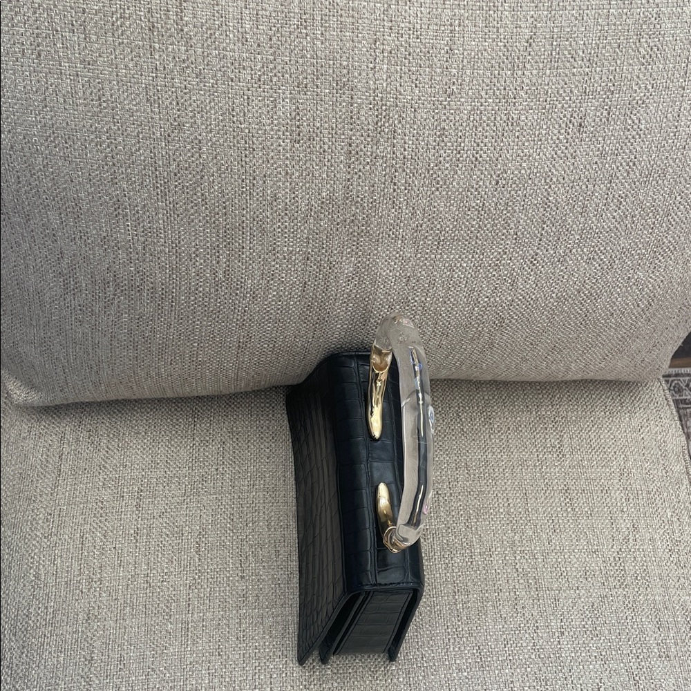 Alexis Bittar Croc-Embossed Handbag